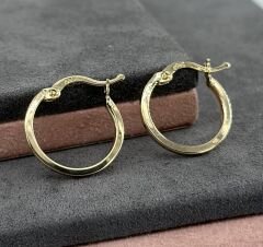 14 AYAR ALTIN 1.5 ÇAPLI HALKA KÜPE