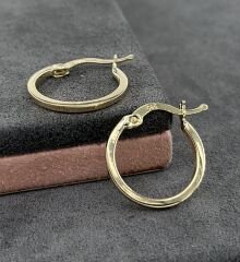 14 AYAR ALTIN 1.5 ÇAPLI HALKA KÜPE