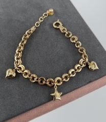 14 AYAR ALTIN ŞANS BİLEKLİK