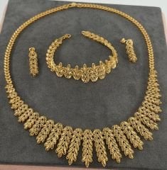 22 AYAR ALTIN BAŞAK SET