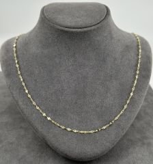 14 AYAR ALTIN SİNGAPUR ZİNCİR 55 CM UZUNLUK