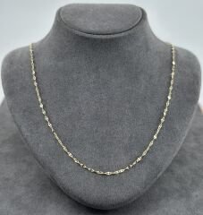 14 AYAR ALTIN SİNGAPUR ZİNCİR 45 CM UZUNLUK