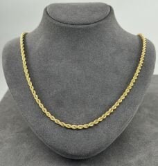 14 AYAR ALTIN HALAT ZİNCİR 55 CM UZUNLUK