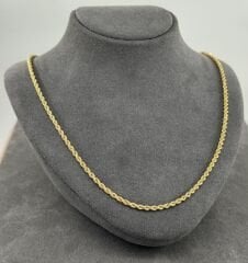 14 AYAR ALTIN HALAT ZİNCİR 55 CM UZUNLUK
