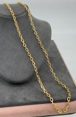 22 AYAR ALTIN ZİNCİR 60 CM UZUNLUK