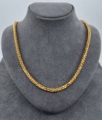 22 AYAR ALTIN PALMİYE ZİNCİR 60 CM UZUNLUK