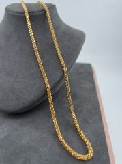 22 AYAR ALTIN PALMİYE ZİNCİR 60 CM UZUNLUK