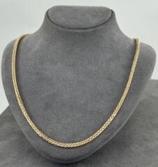 14 AYAR ALTIN PALMİYE ZİNCİR 50 CM UZUNLUK