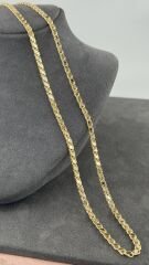 14 AYAR ALTIN PULLU ZİNCİR 60 CM UZUNLUK