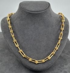 22 AYAR ALTIN ZİNCİR 50 CM UZUNLUK