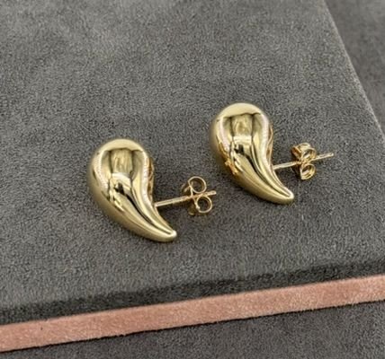 14 AYAR ALTIN BOTTEGA GÖZ YAŞI DAMLASI KÜPE
