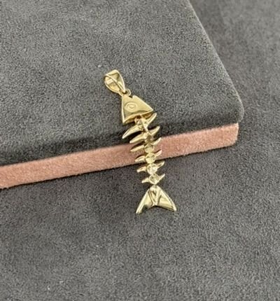 14 AYAR ALTIN BALIK KOLYE UCU