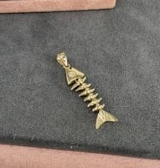 14 AYAR ALTIN BALIK KOLYE UCU