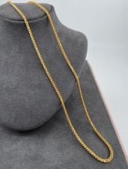 22 AYAR ALTIN PALMİYE ZİNCİR 55 CM UZUNLUK