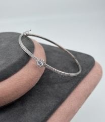 14 AYAR BEYAZ ALTIN BAGET KELEPÇE BİLEZİK