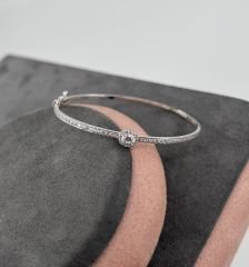 14 AYAR BEYAZ ALTIN BAGET KELEPÇE BİLEZİK