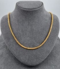 22 AYAR ALTIN PALMİYE ZİNCİR 60 CM UZUNLUK