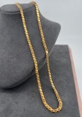 22 AYAR ALTIN PULLU ZİNCİR 60 CM UZUNLUK