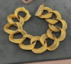 22 AYAR ALTIN SAMANYOLU BİLEKLİK