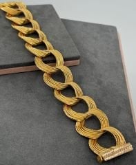 22 AYAR ALTIN SAMANYOLU BİLEKLİK