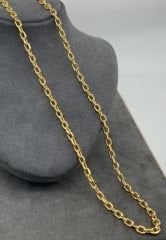 22 AYAR ALTIN ZİNCİR 65 CM UZUNLUK