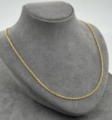 22 AYAR ALTIN ZİNCİR 55 CM UZUNLUK