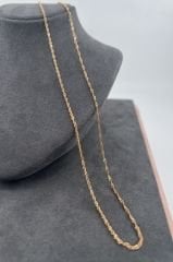 22 AYAR ALTIN SİNGAPUR ZİNCİR 50 CM UZUNLUK