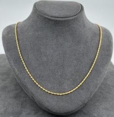 14 AYAR ALTIN 55 CM HALAT ZİNCİR