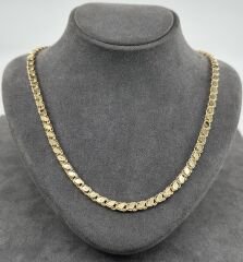 14 AYAR ALTIN PULLU ZİNCİR 65 CM UZUNLUK