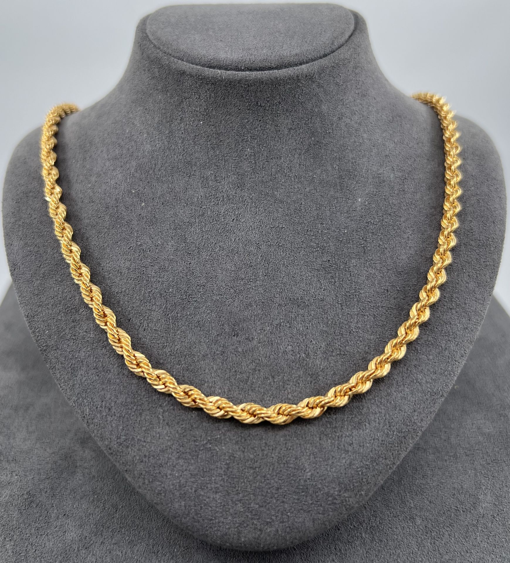 22 AYAR ALTIN HALAT ZİNCİR 60 CM UZUNLUK