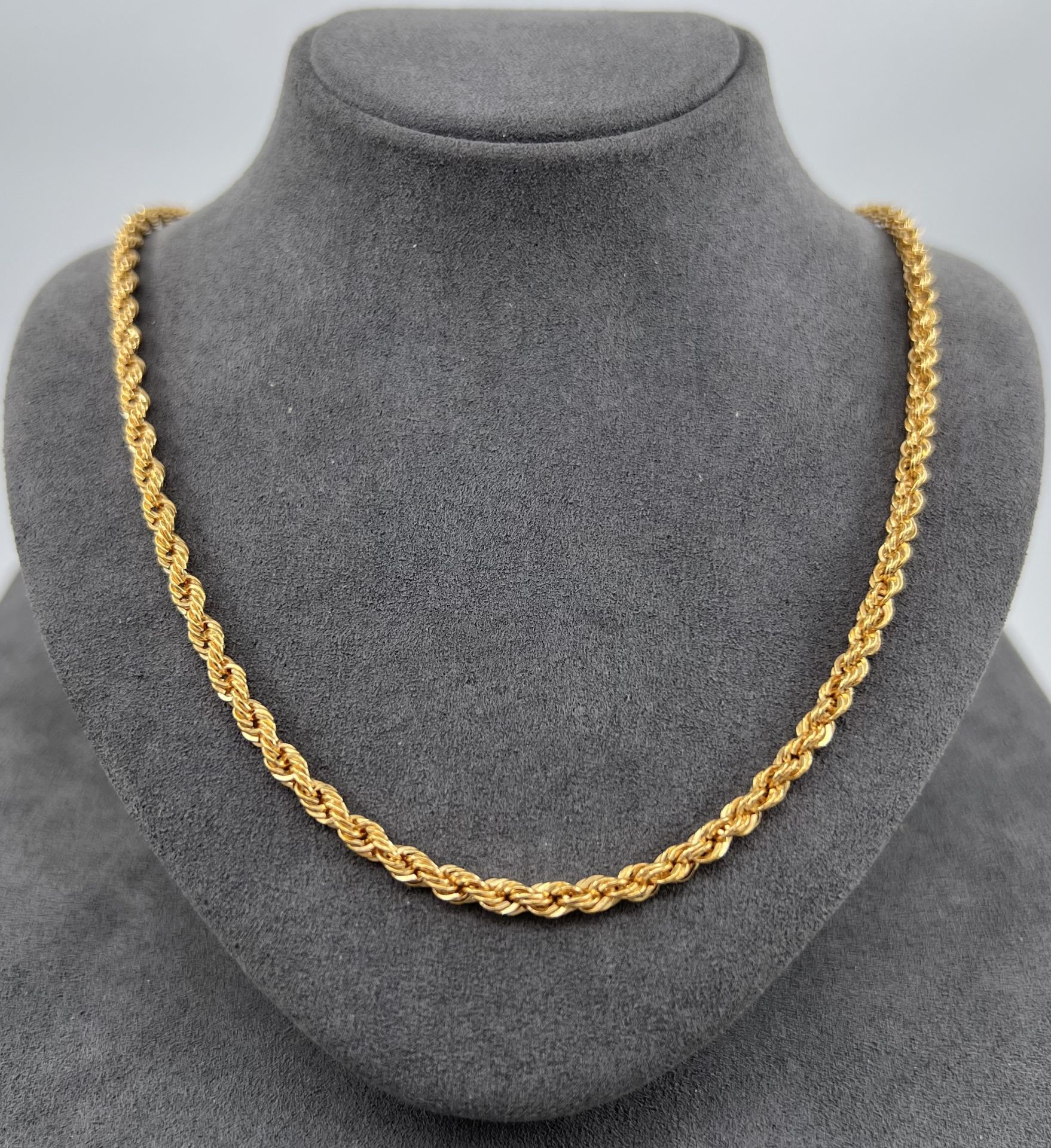 22 AYAR ALTIN HALAT ZİNCİR 65 CM UZUNLUK