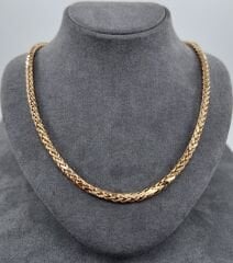 14 AYAR ALTIN PALMİYE ZİNCİR 60 CM UZUNLUK