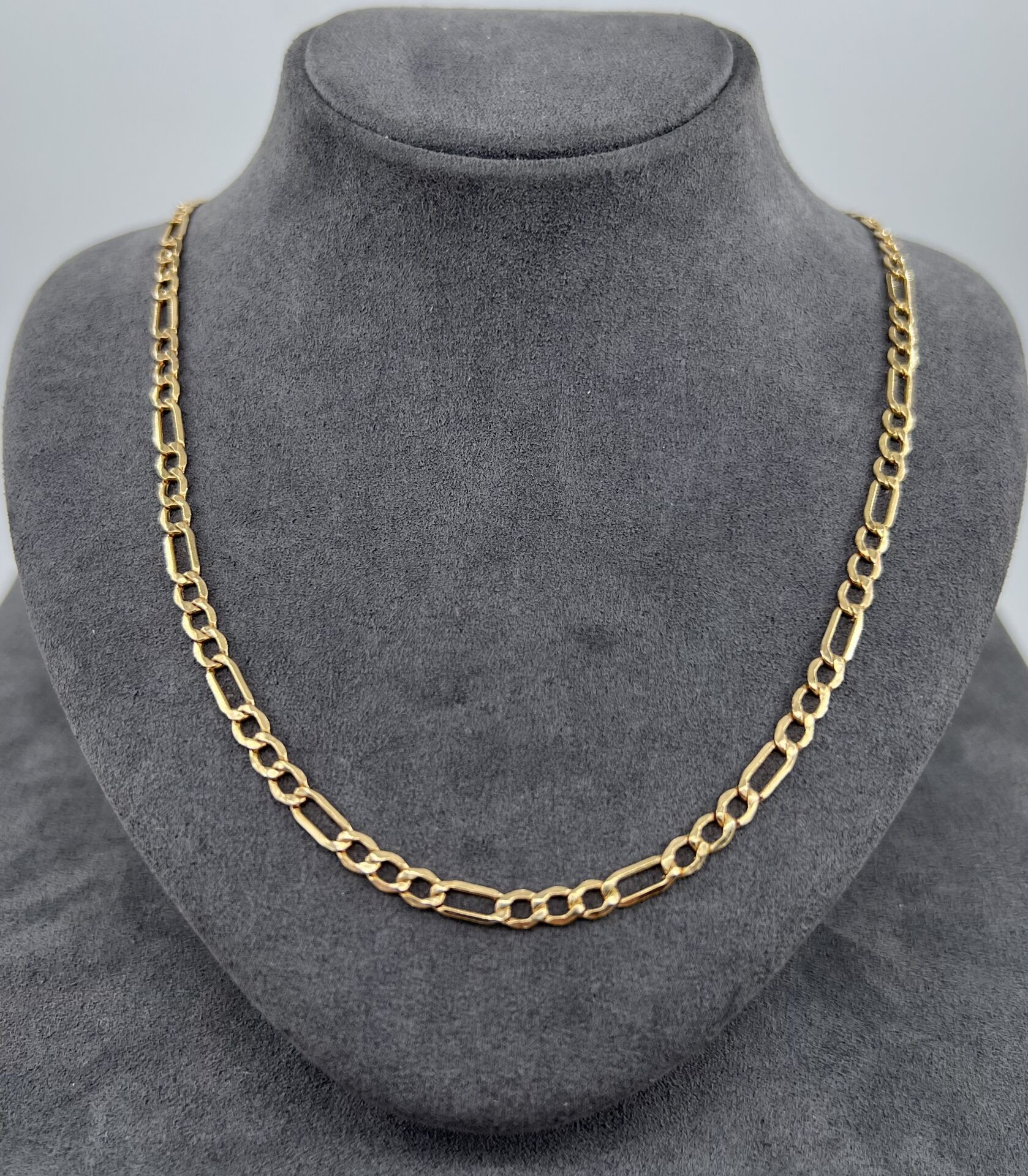 14 AYAR ALTIN FİGARO 55 CM UZUNLUK