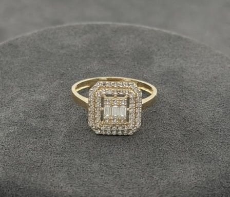 14 AYAR ALTIN BAGET YÜZÜK