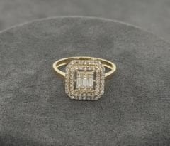 14 AYAR ALTIN BAGET YÜZÜK