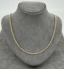 22 AYAR ALTIN ZİNCİR 55 CM UZUNLUK
