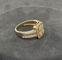 14 AYAR ALTIN BAGET YÜZÜK