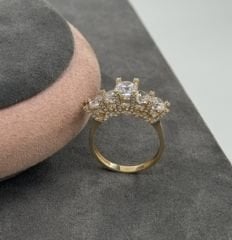 14 AYAR ALTIN  BEŞTAŞ YÜZÜK