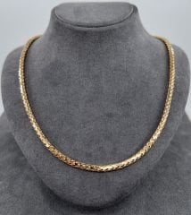 14 AYAR ALTIN PALMİYE ZİNCİR 60 CM UZUNLUK