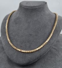 14 AYAR ALTIN PALMİYE ZİNCİR 60 CM UZUNLUK