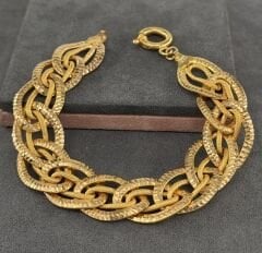 22 AYAR ALTIN SARMAL BİLEKLİK