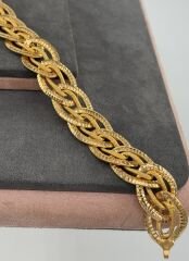 22 AYAR ALTIN SARMAL BİLEKLİK