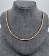 14 AYAR ALTIN PALMİYE ZİNCİR 50 CM UZUNLUK
