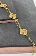 22 AYAR ALTIN YONCA BİLEKLİK