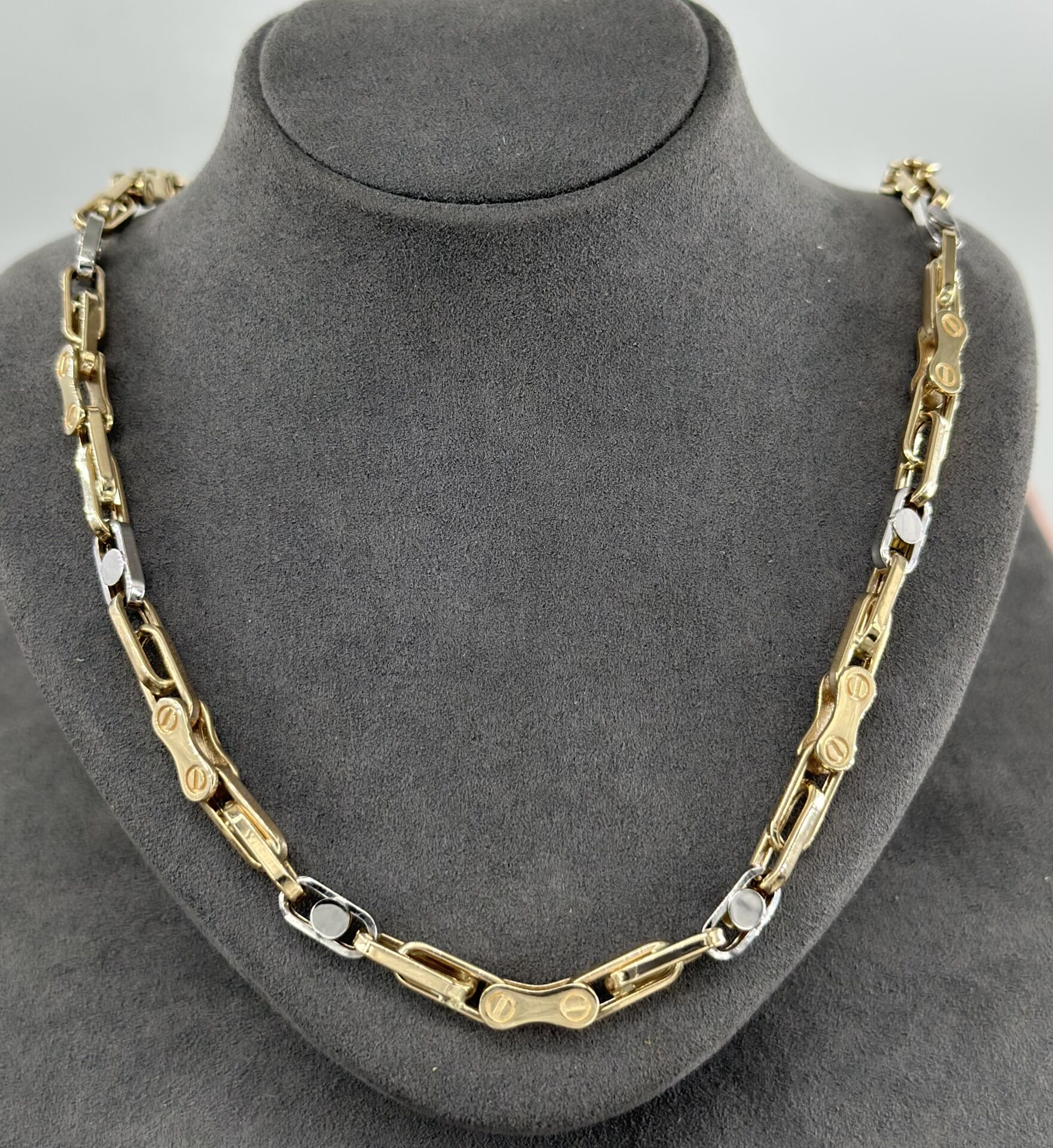 14 AYAR ALTIN ERKEK ZİNCİRİ 60 CM UZUNLUK