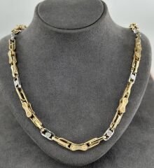 14 AYAR ALTIN ERKEK ZİNCİRİ 60 CM UZUNLUK