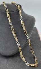14 AYAR ALTIN ERKEK ZİNCİRİ 60 CM UZUNLUK