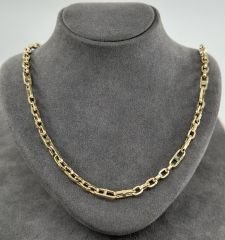 14 AYAR ALTIN ERKEK ZİNCİRİ 60 CM UZUNLUK