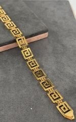 22 AYAR ALTIN GREEK KEY BİLEKLİK