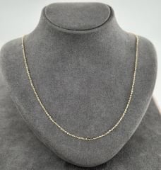 14 AYAR ALTIN HAYALET ZİNCİR 50 CM UZUNLUK